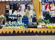 Pelaksanaan Upacara Bendera HUT Ke-12 Balut Berlangsung Sukses, Ini Pesan Bupati Sofyan Kaepa 