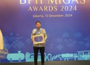 Selamat! Pj Bupati Bangkep Terima Penghargaan BPH MIGAS Award 2024