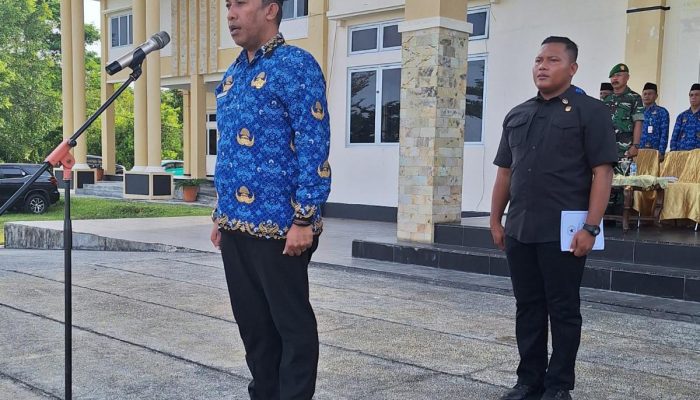 Pj Sekda Bangkep Jadi Inspektur Upacara Hari Bela Negara ke-76