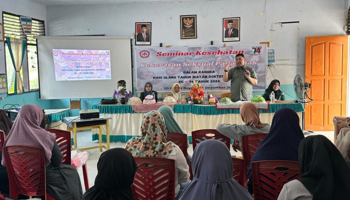 Kadis P2KBP3A Banggai Buka Seminar ‘Kekerasan Seksual Pada Anak’ Peringati Hari Ulang Tahun IDI ke-74