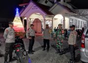 TNI-Polri di Banggai Siaga di Gereja Saat Misa Malam Natal