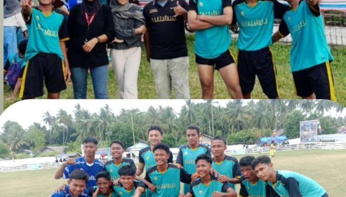 Raih Kemenangan Besar, Nusantara Lamo Juara Grup dan Lolos ke 8 Besar Mini Soccer U17 Pemdes Uso Cup