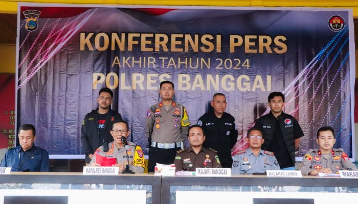 Sepanjang 2024, Polres Banggai Catat 20.896 Pelanggaran Lalu Lintas, 45 Meninggal