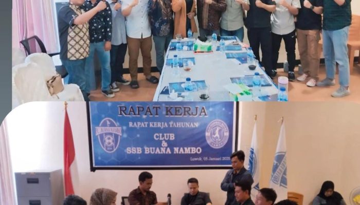 Pengurus SSB Buana Nambo Gelar Rapat Kerja Tahunan Perdana