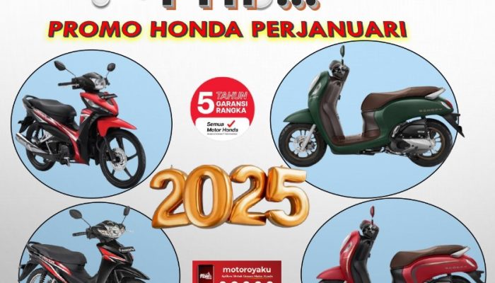 Honda Anugerah Perdana Gelar Showroom Event di Awal 2025, Dapatkan DP dan Angsuran Rendah!