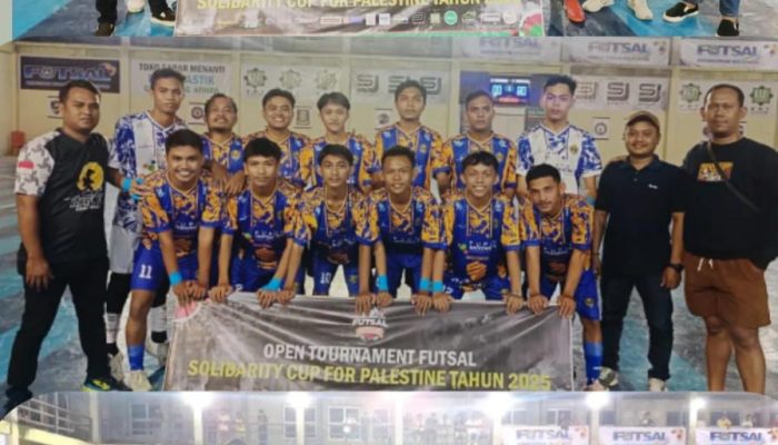 Thower FC, Bintang Akambars FC, dan MZ A FC Raih Kemenangan di Penyisihan Futsal Open Turnamen Solidarity Cup for Palestina 2025