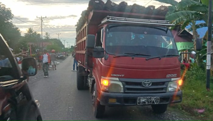 Laka Maut di Toili Barat Motor Vs Truk, Pria Asal Morowali Meregang Nyawa 