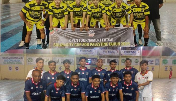 Gardira FC dan Halimun FC Raih Kemenangan di Babak Penyisihan Futsal Solidarity Cup for Palestina 2025