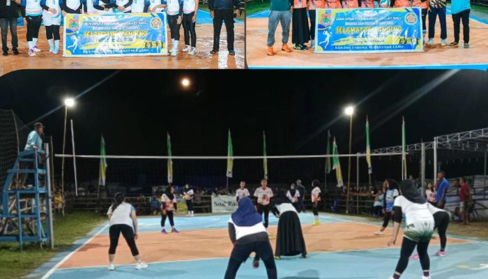 Tim Sero Uso Raih Juara 3 Semi Open Turnamen Volly Ball Nusantara Lamo Berkarya ke IV 2024