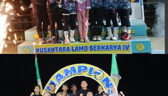 Expensive Kalolos Juara Semi Open Turnamen Bola Voli Nusantara Lamo Berkarya IV 2024