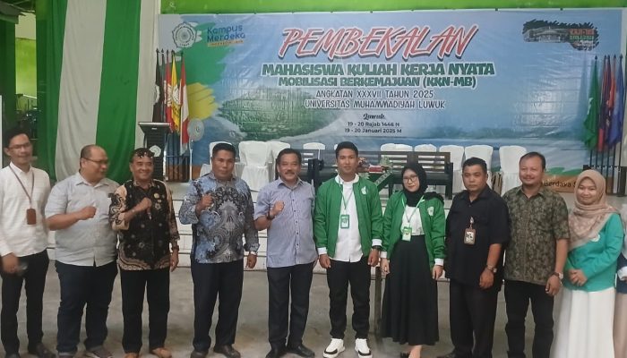 Pesan Rektor Unismuh Luwuk, Laksanakan KKN-MB dengan Keikhlasan dan Kegembiraan