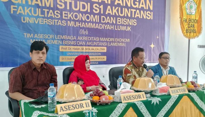 Prodi Akuntansi FEB Unismuh Luwuk Jalani Visitasi Reakreditasi