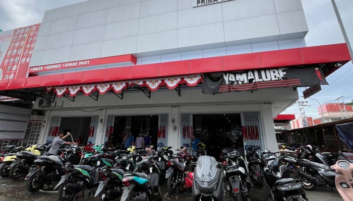 Prima Motor Yamaha Gelar Rolling Show Fazzio di Kota Luwuk