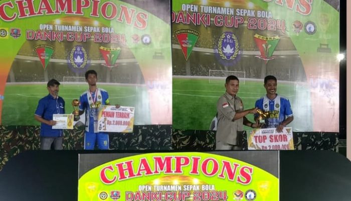 Menang 8-0, Inpres Mangkio Pertahankan Gelar Juara di Open Turnamen Sepakbola Danki Cup 2024