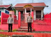 Polisi Patroli dan Pantau Sembahyang Imlek di Kelenteng Kwan Kong Pagimana