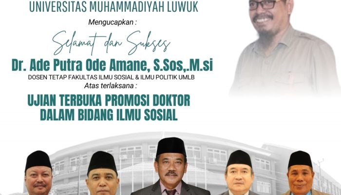 Selama Januari Ini, Unismuh Luwuk Ketambahan 4 Doktor Sekaligus