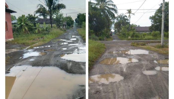 Bantah Disebut Tidak Peduli, Kades Tirtajaya: Saya Rela Timbun Jalan Rusak Pakai Uang Pribadi