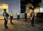 Cegah Kriminalitas, Samapta Polres Banggai Tingkatkan Patroli Malam di Kantor Perbankan