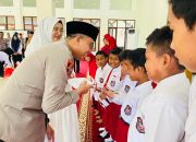 Berbagi Kebahagiaan Isra Miraj, Kapolres Banggai Santuni Anak Tahfidz Al-Ma’un