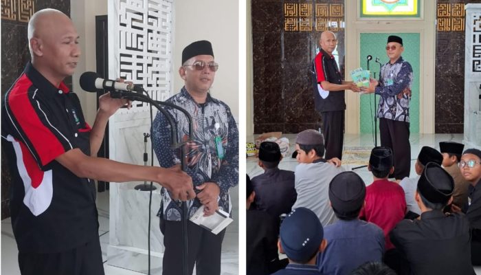 Keren, Pegiat Literasi Banggai Serahkan Bantuan Buku ke Ponpes Al Muraad Luwuk