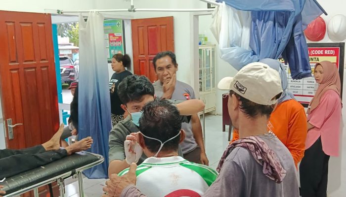 Kecelakaan Hebat Terjadi di Bunta Revo Vs Jupiter MX, Dua Pemotor Luka Berat