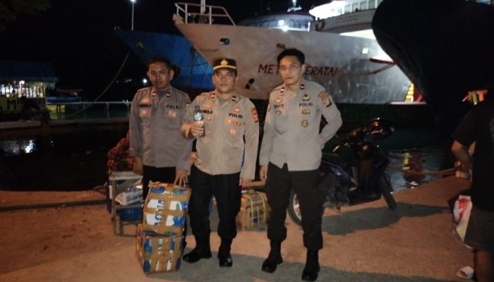 Polisi Berhasil Gagalkan Peyelundupan 87 Botol Miras di Pelabuhan Luwuk