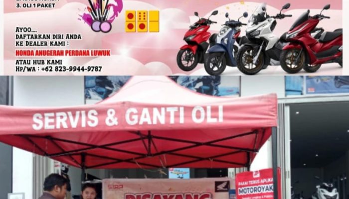 Honda Anugerah Perdana Gelar Showroom Event Spesial Kasih Sayang di Bulan Februari