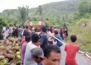 Rem Blong, Truk Bermuatan Gas Elpiji Terguling di Balantak Selatan, Polisi dan Warga Lakukan Evakuasi