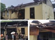 Asrama Polsek Balantak Rusak Berat Diterjang Angin Puting Beliung