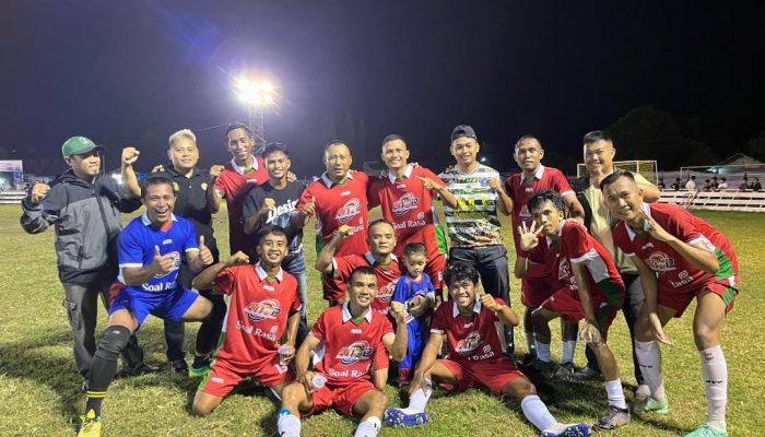 Taklukan Twenty Four Fc, Tim Nusantara Lamo Lolos Semifinal Open Turnamen Bakung Mini Soccer X 2025