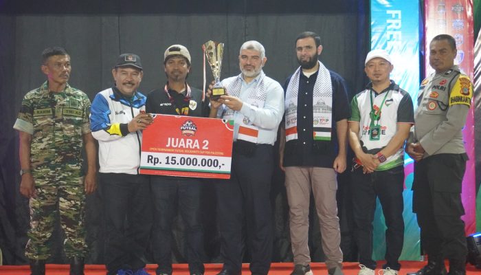 Runner Up Open Turnamen Futsal Solidarity Cup for Palestine, Tim Ballecoz FC Raih 2 Gelar