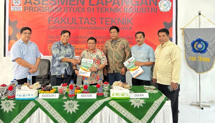 Prodi Teknik Industri Fatek Unismuh Luwuk Sukses Jalani Asesmen Lapangan, Dekan: Semoga Raih Hasil Terbaik