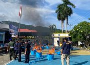 Bea Cukai Luwuk Musnahkan Rokok dan Miras Ilegal Senilai Rp268 Juta 