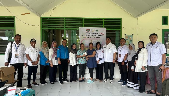 Banggai Lebihi Target Layanan KB Serentak di Pasar Tradisional, Capai 164 Persen