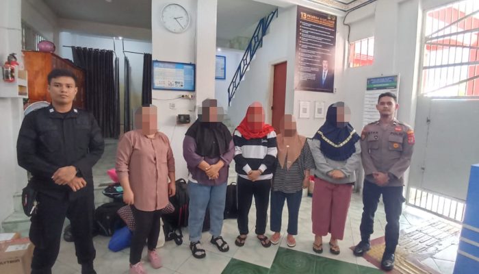 5 Tahanan Perempuan Polres Banggai Tersangka Kasus Narkotika Dipindahkan ke Lapas Luwuk