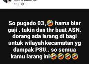 Waspada! Isu Propaganda Jelang PSU di Banggai, Madukalang: Keterlambatan Gaji ASN, Tanyakan ke Bupati!