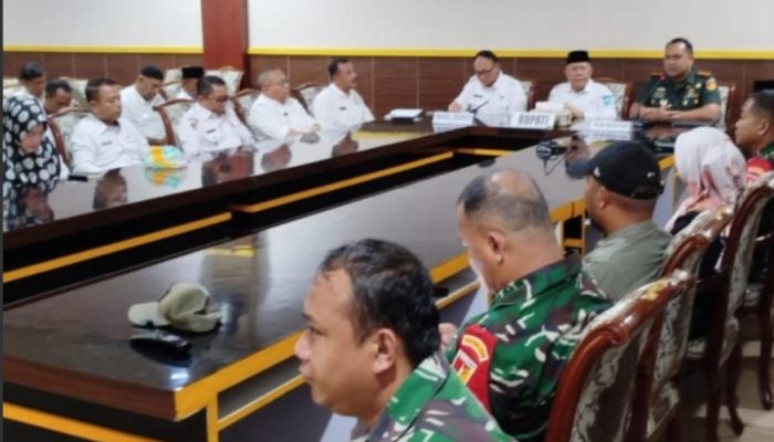 Gelar Rakor Bersama Kodim 1308, Ini Harapan Bupati Bangkep Rusli Moidady