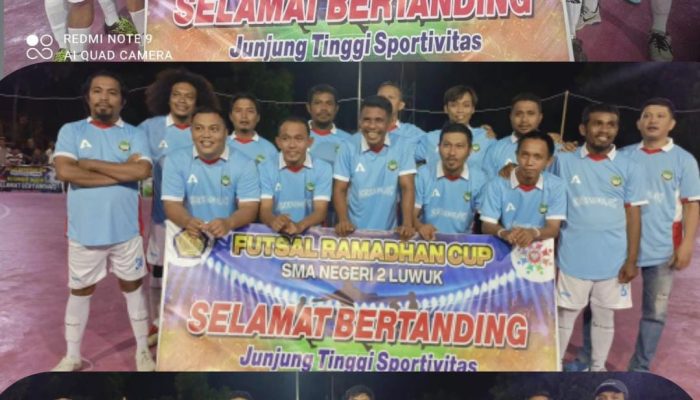 Tim Futsal Alumni 2007, 2008 dan 2012 Raih Kemenangan di Ramadhan Cup Smanda Luwuk