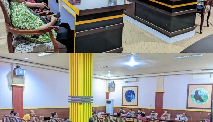 Rapat Persiapan Penjemputan Bupati dan Wakil Bupati Bangkep, Digelar di Kantor Bupati