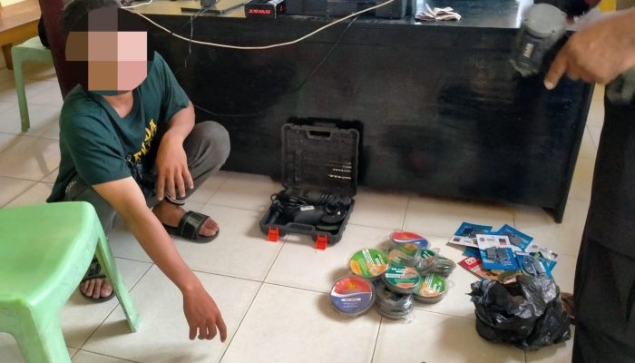 Terekam CCTV, Pelaku Pencurian di Bengkel Nambo Diringkus Polisi