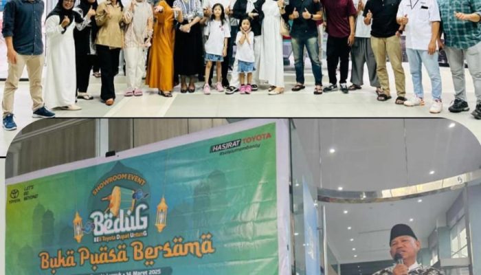 Hasjrat Toyota Gelar Showroom Event Bedug dan Buka Bersama Customer