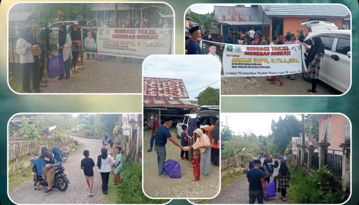 Ketua DPRD Arkam Supu Bersama Komunitas BIDAL Squad Bagikan Ratusan Paket Takjil di Kecamatan Liang