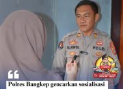 Polres Bangkep Gencar Sosialisasi Penolakan Premanisme Berkedok Ormas