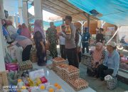 Sidak Pasar, Kapolsek Bunta Pastikan Stok dan Harga Sembako Stabil Jelang Lebaran