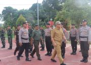Jelang Idul Fitri: Polres Bangkep Gelar Apel Pasukan Operasi Ketupat 2025, Dipimpin Wabup Serfi Kambey