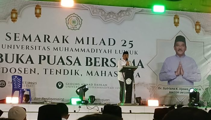 Semarak Milad ke 25, Unismuh Luwuk Gelar Buka Puasa Bersama Dosen, Tendik dan Mahasiswa