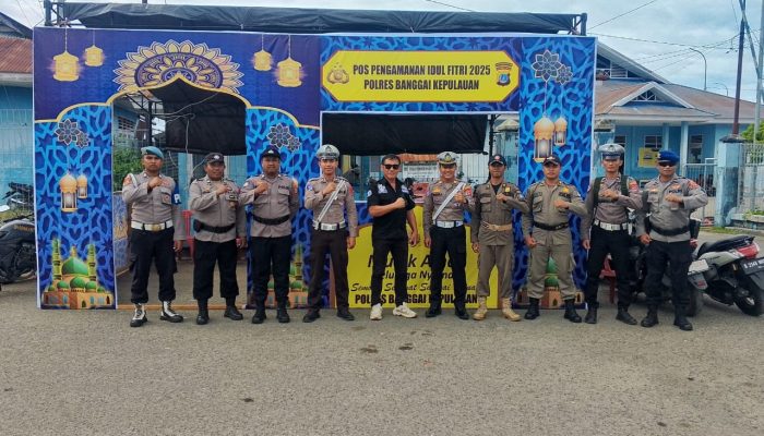 Jelang Arus Mudik Lebaran, Polres Bangkep Siagakan Personel