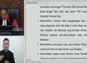 Ingat! PSU Pilkada Banggai itu Digelar Karena Terbukti Ada Pelanggaran