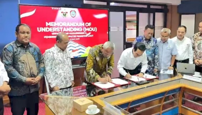 Bupati Banggai Laut dan Rektor Unhas Teken Pembaharuan MoU Kerja Sama Strategis
