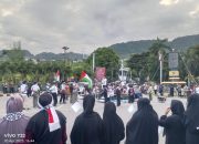 Ribuan Warga Luwuk Gelar Aksi Solidaritas dan Doa untuk Palestina, Donasi Terkumpul Rp29 Juta